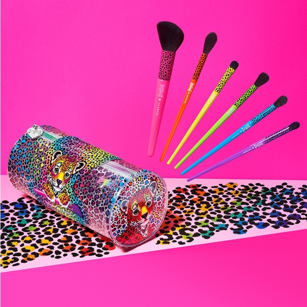 NWOT Morphe X Lisa Frank Blend Bright 6 pc Brush Set